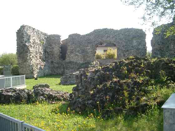 Restkastell in der Nordwestecke